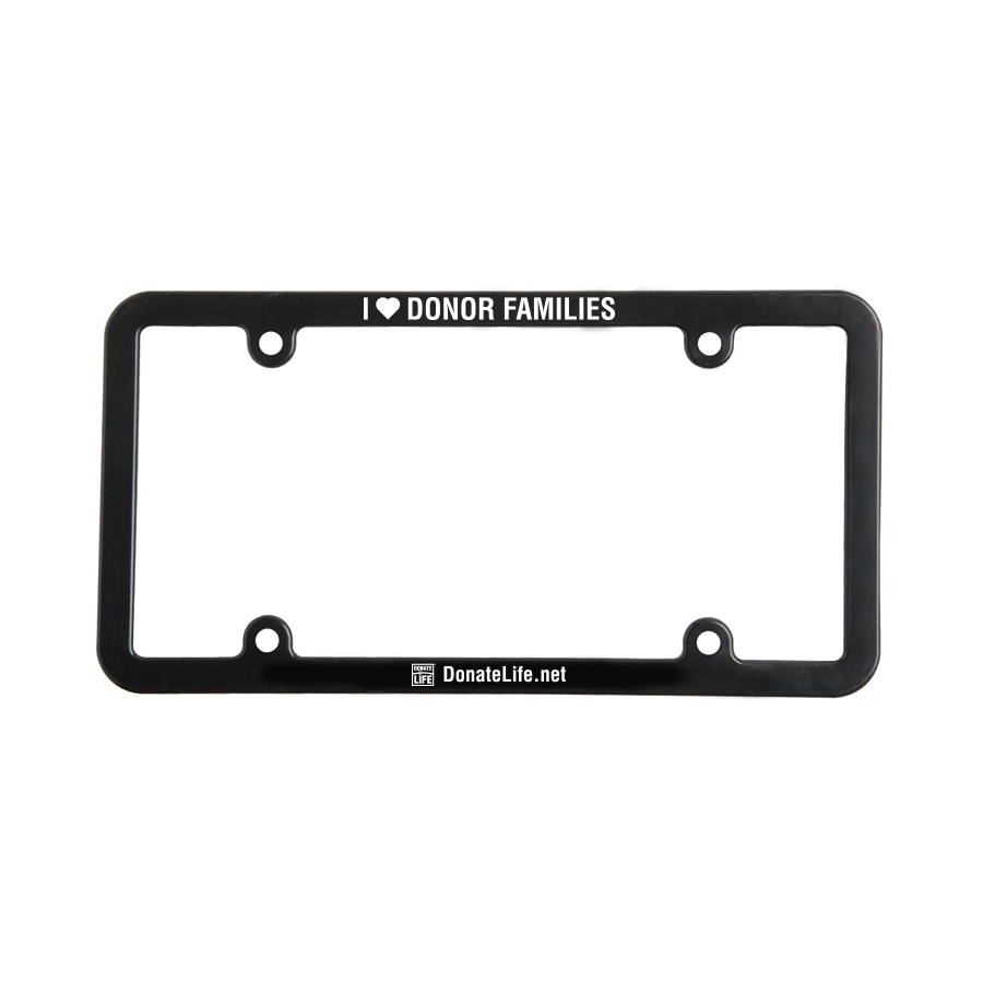 Donate Life Store. License Plate Frame