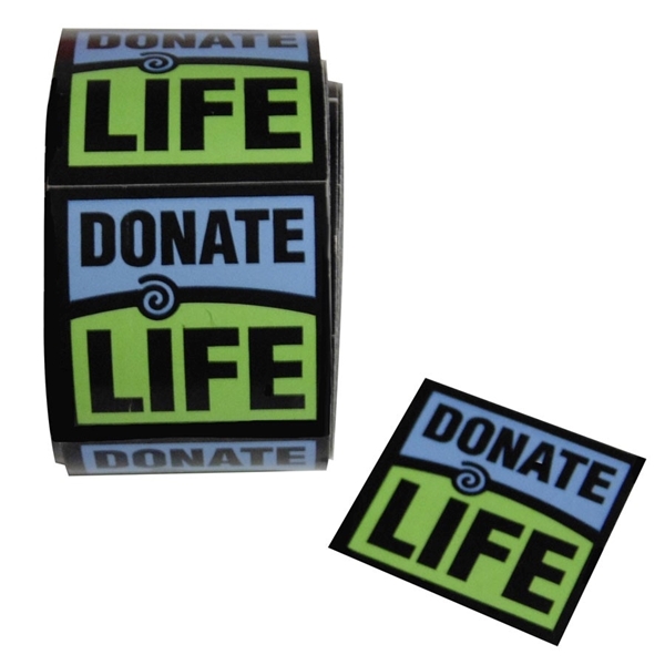 Picture of Donate Life Stickers - Die Cut Roll